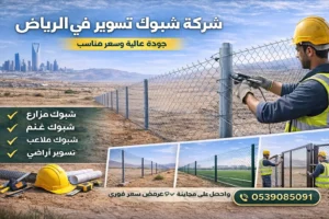 شركة شبوك تسوير في الرياض