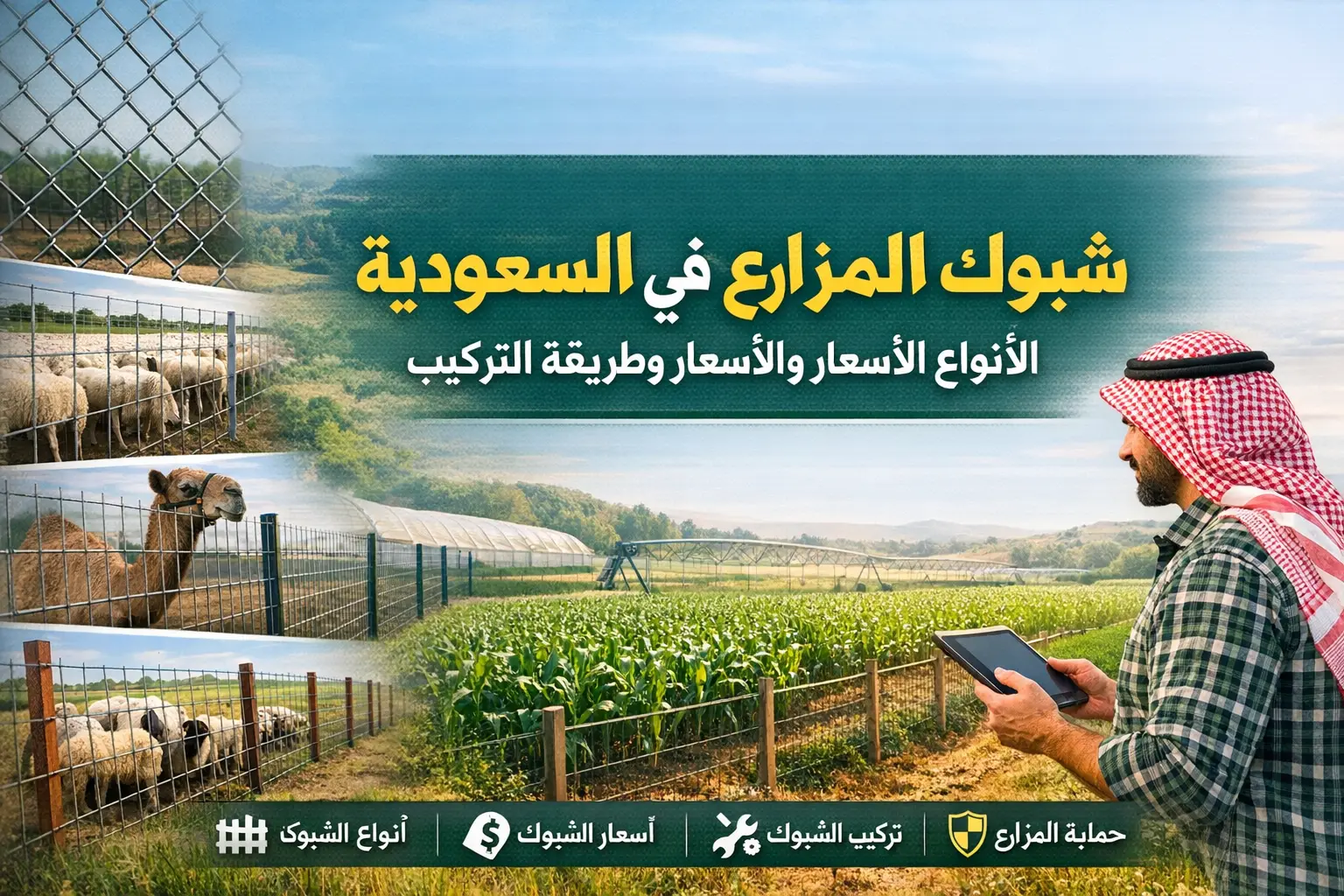 أنواع شبوك المزارع في السعودية